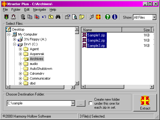 Xtractor Plus Screenshot